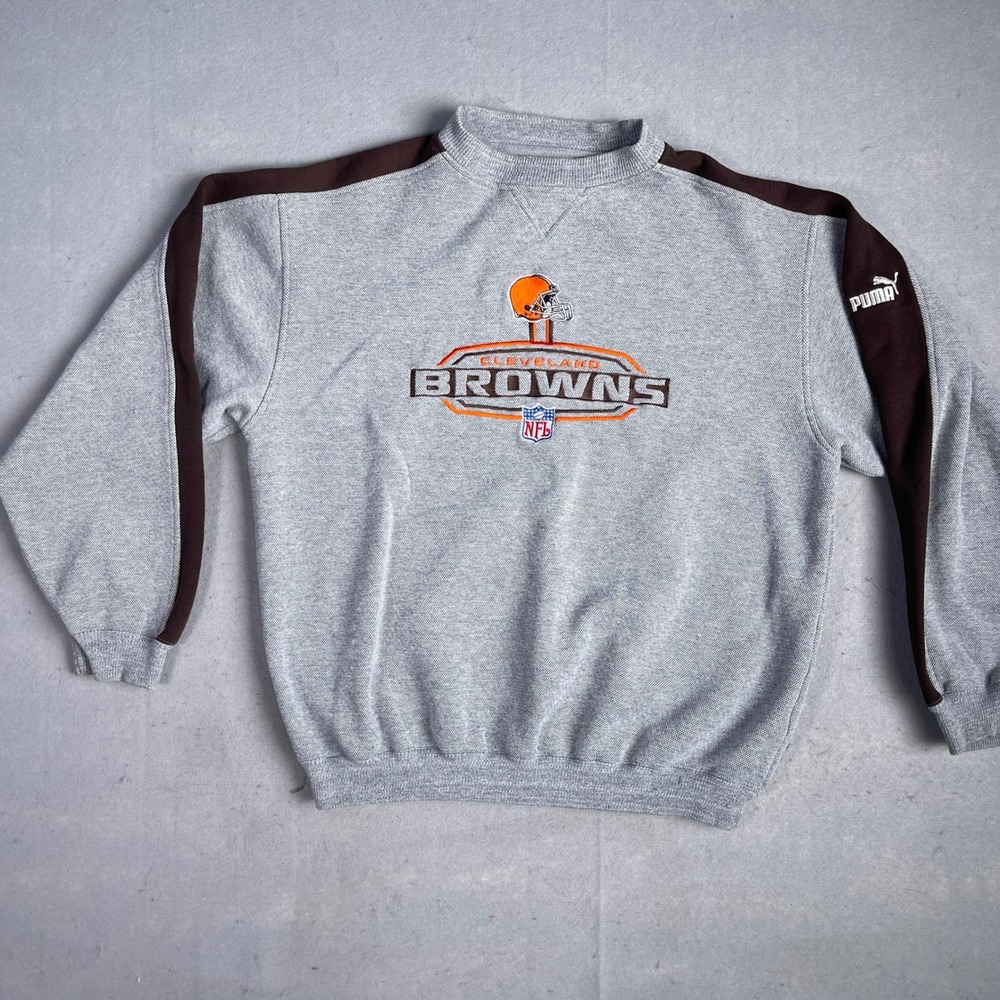 Puma Gray and Brown Sweatshirt